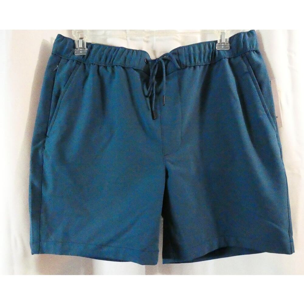 Goodfellow & Co. Men's Large Tech Jogger Shorts Teal Blue NWT Athleisure Casual